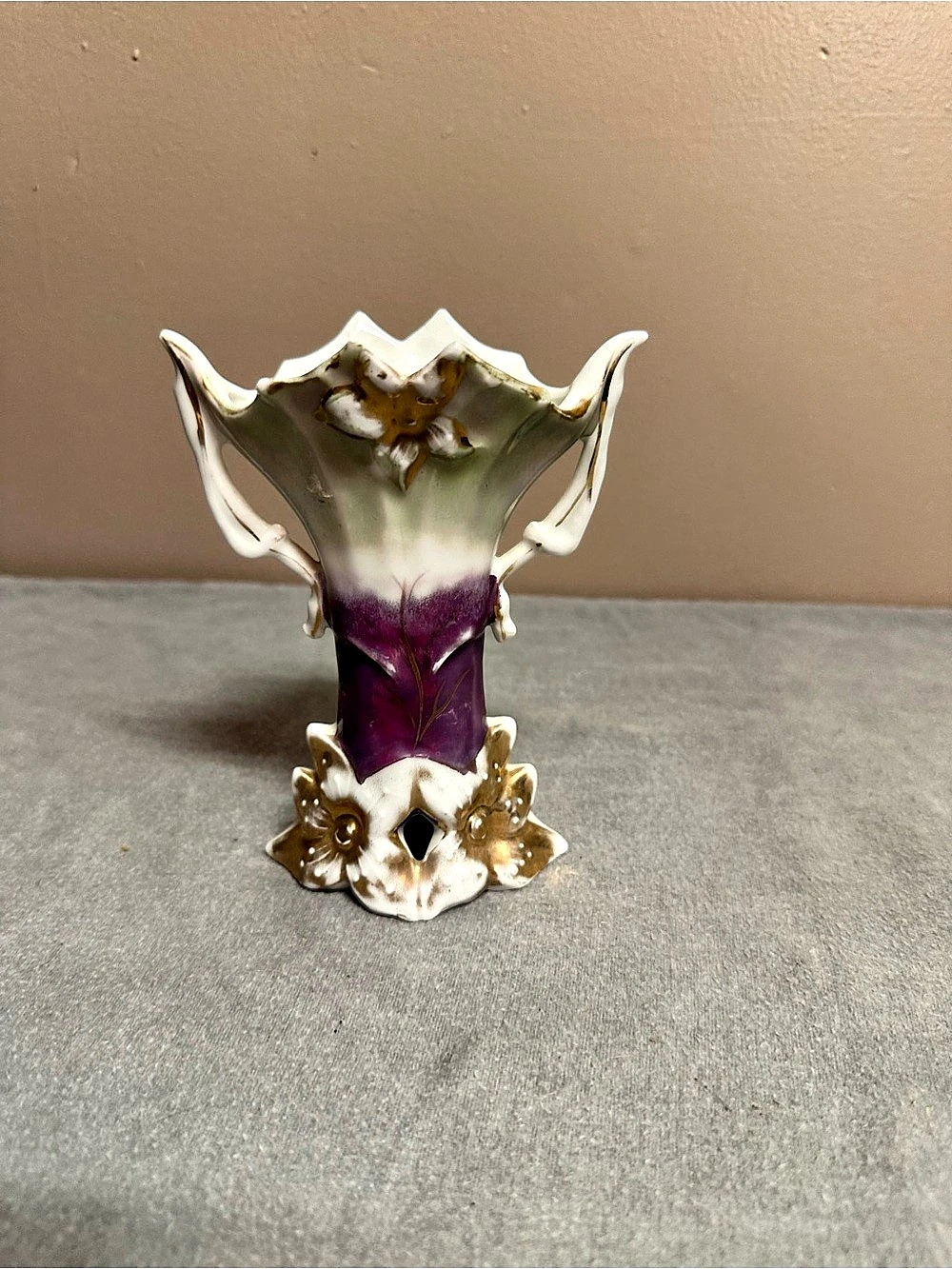 Floral Ceramic Vase Sculpture